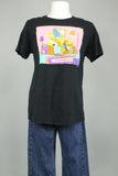 Polera Negro The Simpsons Talla L