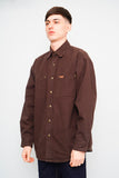 Camisa Café Carhartt Talla M Image 1