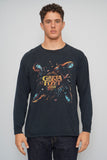 Polera Azul Fruit Of The Loom Talla Xl
