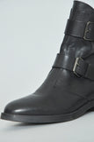 Bota casual  negro emanuel crasto talla 40 818