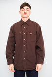 Camisa Café Carhartt Talla M Image 0