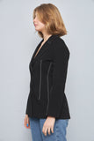 Blazer casual  negro zara talla S 070