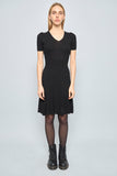 Vestido casual  negro polo talla Xs 524