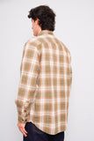 Camisa escocesa beige Carhartt Talla L Image 2