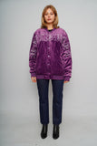 Bomber Morado boohoo man Talla Xl Image 3