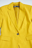 Blazer casual  amarillo zara talla 38 786