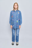 Camisa denim celeste Warner Bros Talla S Image 3