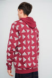 Polerón Burdeo adidas Talla L Image 2