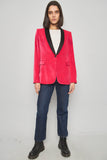 Blazer casual  rosado alice+olivia  talla S 425