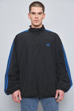 Cortaviento casual  negro  adidas talla Xl 362