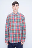 Camisa escocesa verde/rojo Polo Talla Xl Image 0