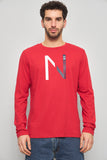 Polera casual  rojo nautica talla M 111