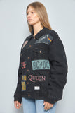 Chaqueta denim  negro lovemade talla Xl 892