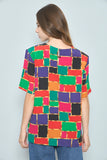 Blusa Multicolor Kathy Chel Talla M Image 2