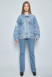 Chaqueta denim  azul lovemade talla Xl 826