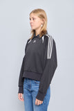 Polerón negro/blanco Adidas Talla M Image 1