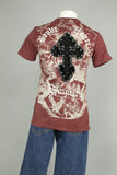 Polera Burdeo brave heart Talla S Image 2
