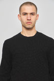 Sweater casual  negro hugo talla L 908