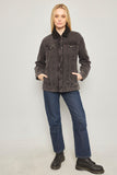 Chaqueta denim  negro levis talla S 056