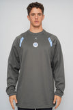 Polera Gris Nike Talla L