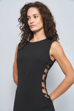 Vestido casual  negro zara talla M 708