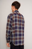 Camisa escocesa azul/morado Brooks Brothers Talla L Image 2