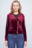 Jacket Burdeo extelle Talla S Image 0