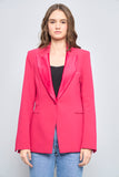 Blazer casual  rosado zara talla S 761