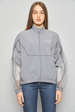 Cortaviento casual  gris reebok gb talla L 309