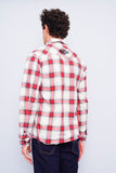 Camisa escocesa roja/beige harley davidson Talla S Image 2