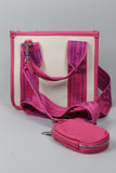 Cartera/Mochila fucsia/crudo steve madden Talla TU Image 3