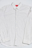 Camisa casual  blanco hugo talla M 024