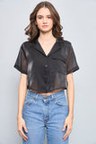 Blusa casual  negro le lis talla Xs 737