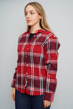 Blusa escocesa roja Brooks Brothers Talla 14 Image 1