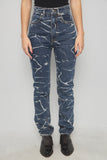 Jeans casual  azul alexander wang  talla Xs 024