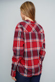 Blusa escocesa roja Brooks Brothers Talla 14 Image 2