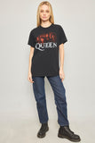 Polera casual  negro queen talla M 093