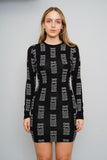 Vestido Negro Guess Talla S