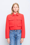 Blazer Rojo Nostalgic Talla M Image 0