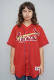 Polera Rojo Authentic Majestic Talla M