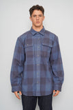 Camisa escocesa azul Carhartt Talla L