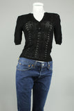 Sweater Negro Zara Talla S