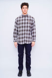Camisa escocesa cafe/celeste Carhartt Talla L Image 3