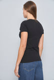 Polera casual  negro free state talla M 257