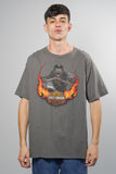 Polera Gris harley davidson Talla Xl