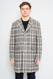 Abrigo escocesa gris BOSS Talla 40R Image 0
