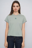 Polera Verde agua Adidas Talla L