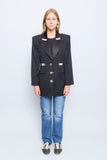 Blazer Negro Solini Talla TU Image 3