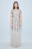 Vestido Gris Adrianna Papell Talla 12 Image 0