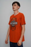 Polera Naranjo harley davidson Talla L Image 1